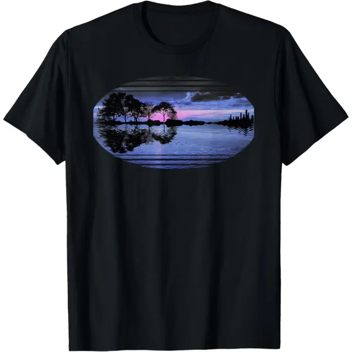 Camiseta de Manga Corta, 100% Algodón, Ropa Unisex para Hombres y Mujeres en 5 Tallas, Camiseta Negra, Cuello redondo con estampado. - 1