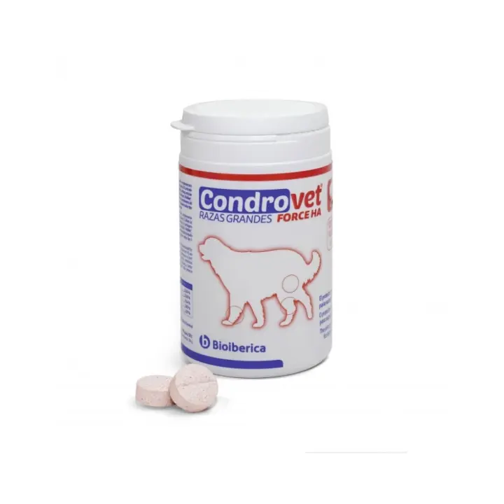 BIOIBERICA - Condrovet Force Ha - Alimento complementario para ayudar a la Nutrición Articular en Perros de Raza Grande (A partir de 25 kg) - 1