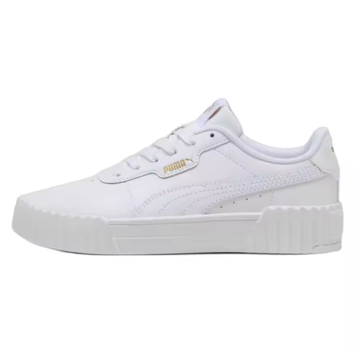 Zapatillas Puma Carina 3.0 Jr para niños unisex en color blanco - 1