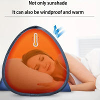Carpa Pop-up Mini Para Coche Protección Solar Domos De Sombrilla Para Camping Playa Baño De Sol Uso Personal Unisex - details 3