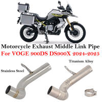 Escape De Motocicleta Slip on Para VOGE 900DS 900 DS DS900X DS900 X 2024 2025 Muffler Modificado Tubo De Conexión Original Material Acero Inoxidable/Titánio - details 0