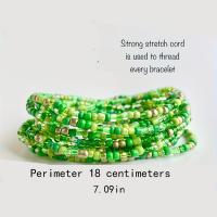 Vedawas 30-Piece Pulseras De Bohemia Aleatorias (Colores Variados) Hechas a Mano Con Cuentas Coloridas Para Primavera Verano Playa - details 4