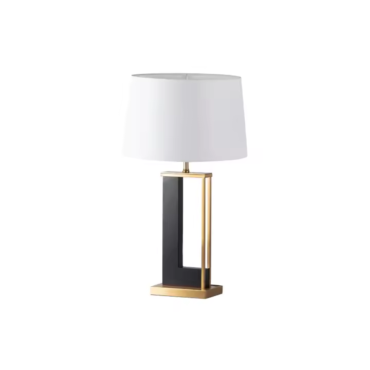 Lámpara de Mesa Adda Home Osaka Metal Mdf 40x40x70 Cm - 1