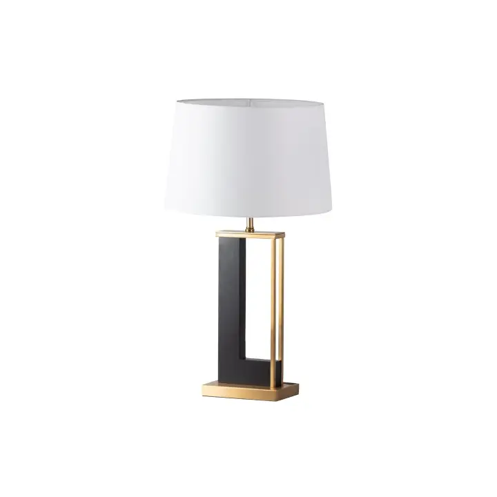 Lámpara de Mesa Adda Home Osaka Metal Mdf 40x40x70 Cm - 1