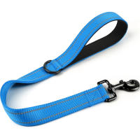 Correa Corta Para Perros Taglory Con Manija Padded Y Cinta Reflectante Correa De Nylon Resistente Para Entrenamiento Y Control - details 6