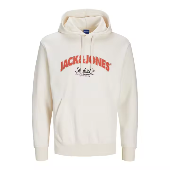Jack & Jones Sudadera Capucha Bronx Blanca - 1