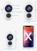 Cámara Solar inalámbrica de 4MP, lente Dual, WiFi, PTZ, cámara de videovigilancia para exteriores con batería integrada, tiempo de espera prolongado, - details 1
