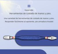 Juego De 9-19 Piezas Cortauñas De Acero Inoxidable Con Bolsa Plegable Kit De Manicura Herramientas De Belleza Para Uñas - details 22