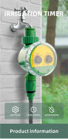 Temporizador De Riego Rain Seer Dual Dial Código Automático Para Jardín Y Jardineras Controlador De Riego Doméstico - details 1