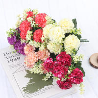 Bouquet De 1 Vaso De Hiedra Artificial Con 5 Cabezas De Algodón Decoración De Hogar Y Boda Falsa Lujo Para Interior Y Exterior - details 15
