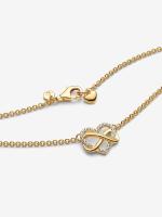 Pandora - Collar with brilliant Infinite Corazón-Baño de Oro de 14K - details 4