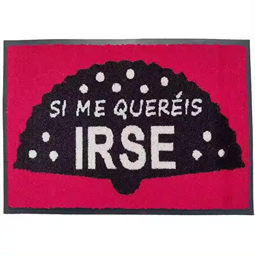 Paso Felpudo Friki Original 40x60 Rojo Lavable Antideslizante - 1