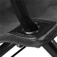 TIENDA EURASIA - Silla Playa o Camping Plegable, con Funda de Transporte y Asas, Estructura de Metal, Asiento Impermeable, Color Negro, 50x50x80 cm - details 3