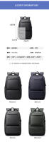 Mochila ligera y sencilla para hombre, bolso para ordenador, mochila de viaje para deportes al aire libre, mochila de gran capacidad - details 10