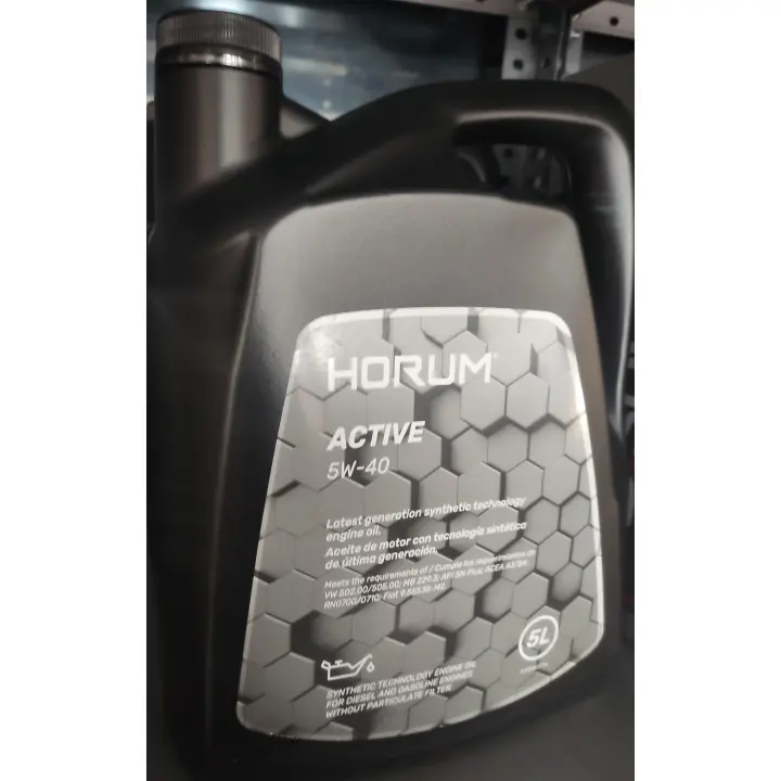 ACEITE HORUM ACTIVE 5W-40 HORUM (VOLSKWAGEN ORIGINAL) 5L - 1