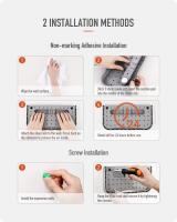 Zapatero plegable para montaje en Par, paquete de 4, estante - details 4