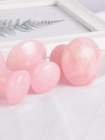 1 Pcs Piedra De Jade Rosa Natural Con Forma De Setas Para Masaje De Polvo Facial Y Ojos Pedra De Beleza Energética - details 5