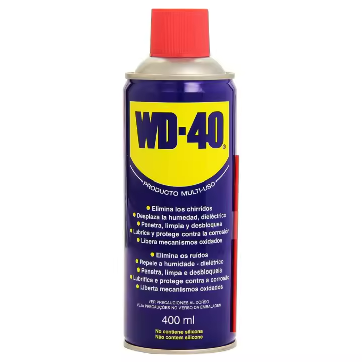 WD40 - Lubricante MultiUso Spray 400ml Lubrica, protege, abrillanta, afloja y desplaza la humedad - 1