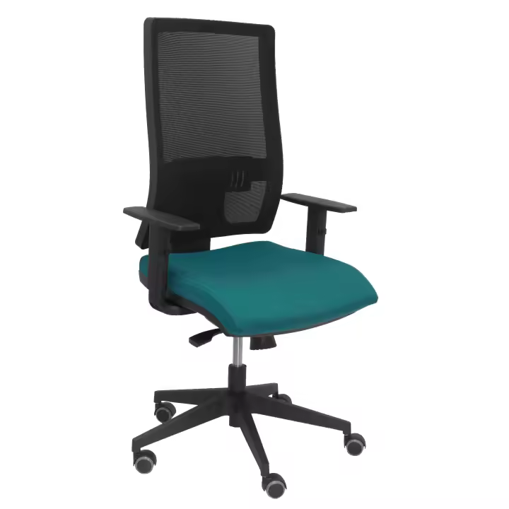 Piqueras Y Crespo Silla de Oficina Ergonómica con Soporte Lumbar Regulable y Mecanismo Sincro - 1
