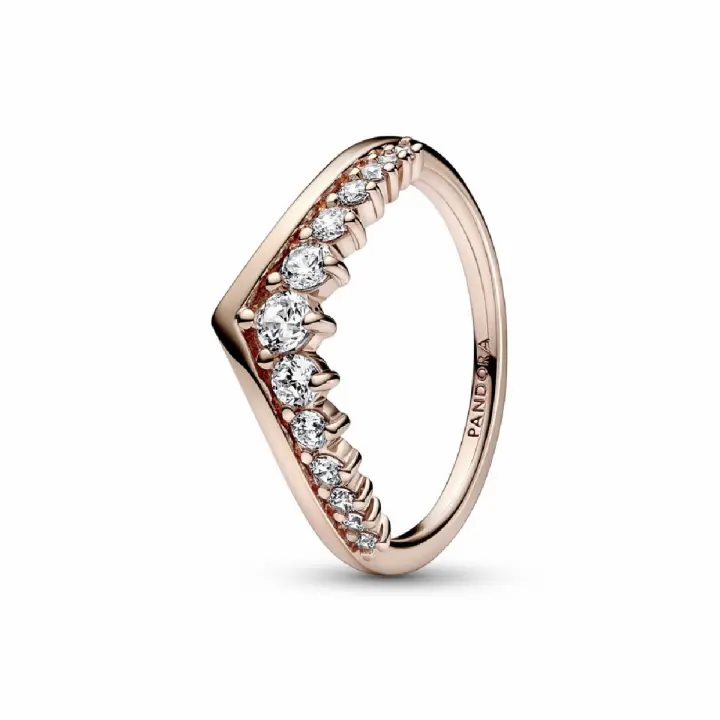 Anillo Pandora Rose Deseo Pave Flotante - 1
