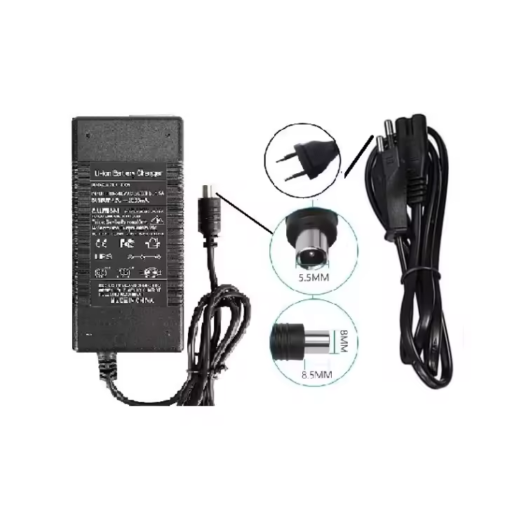FGNS. Cargador 42V 2A para Patinete Electrico Xiao-mi, Youin,,Ninebot... para Xiaomi M365, MI 3, 1s, Essential, Aovo Pro M365, ES80, ESMAX, ESMINI, S3 EW4 - Segway Ninebot ES1 ES2 ES3 ES4 E22 E25, Cargador para Batería 36V, - 1
