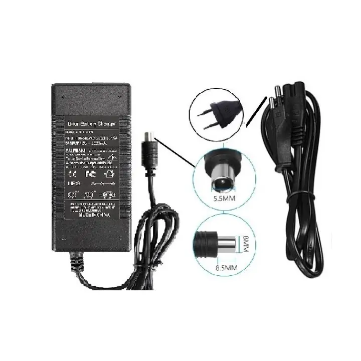 FGNS. Cargador 42V 2A para Patinete Electrico Xiao-mi, Youin,,Ninebot... para Xiaomi M365, MI 3, 1s, Essential, Aovo Pro M365, ES80, ESMAX, ESMINI, S3 EW4 - Segway Ninebot ES1 ES2 ES3 ES4 E22 E25, Cargador para Batería 36V, - 1
