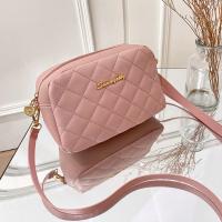 Bolso De Hombro Para Mujer En PU De Lujo Con Bordado De Lingge Negro Bolso Bandolera Pequeño Bolsa De Almacenamiento Moda - details 5