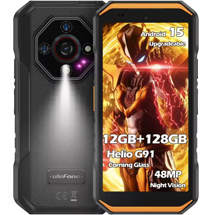 Ulefone Armor X32 Actualizable Android 15 Movil Resistente 12GB+128GB/2TB 64MP+25MP Dual SIM Smartphone Rugerizado - 1