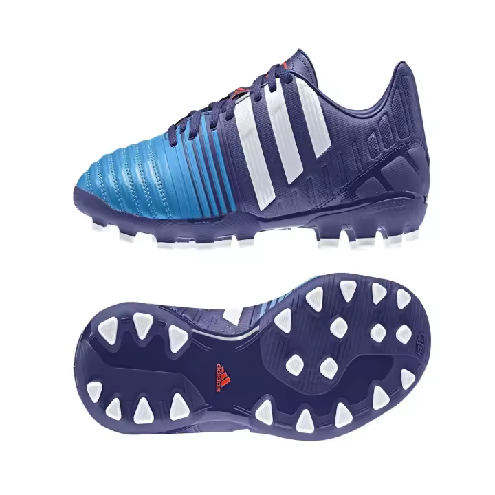 Bota Fútbol Adidas Nitrocharge Azul - Confort y Resistencia Al Desgaste - 1