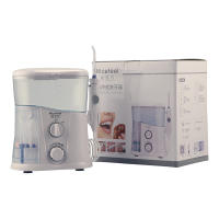 Irrigador Oral Eléctrico 1000ml Con Polvo Dental Agente De Limpieza Oral SPA Desinfección UV 7 Boquillas Para Cuidado Dental Adultos - details 13