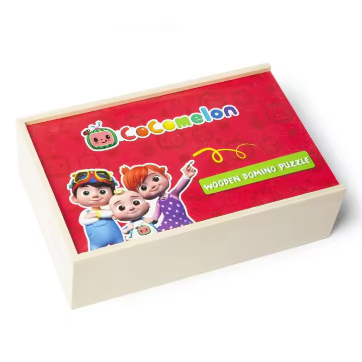 Valuvic  Domino de Madera de Cocomelon con imágenes y fichas de madera - 1