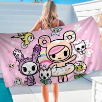 Toalla De Playa Tokidoki De Japón Para Niñas Toalla De Baño Microfibra Secado Rápido Sand-Free Para Yoga Spa Gimnasio Piscina Colorida Y Cómoda - details 3