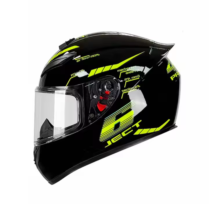 Casco De Motocicleta DOT Full Face Unisex Seguridad Para Motobike Scooter Casco Moto Modulable Material ABS Peso 1.6kg - 1