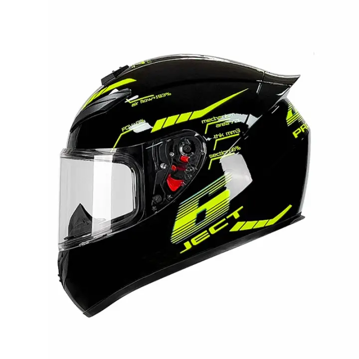 Casco De Motocicleta DOT Full Face Unisex Seguridad Para Motobike Scooter Casco Moto Modulable Material ABS Peso 1.6kg - 1