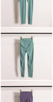 Leggings De Compresión Para Mujer 2024 Levantamiento De Glúteos Cintura Alta Color Nude Con Bolsillo Yoga Pantalones Estirados Deportivos - details 9
