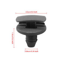 50Pcs Clip De Fijación Rápida Para Peugeot Y Citroen Tornillo De Parachoques Y Guardabarros Clip Negro De Plástico Retenedor De Panel - details 1