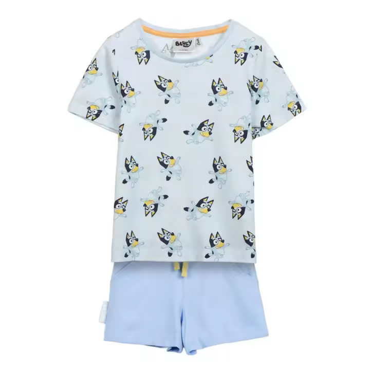 Pijama Manga Corta Bluey Azul Claro Jump Niño 80658 - 1
