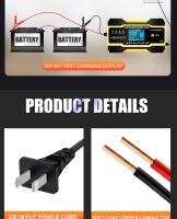 Cargador De Batería Para Coche EAFC 180W 10A Inteligente Y Rápido 12V -24V Reparación Por Pulso Para AGM GEL Células De Plomo Ácido - details 16