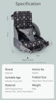 Asiento De Altura Plegable INSULAR Para Niños Cojín Para Silla De Comer Bebé Productos Para Niños Material Others Unisex - details 6