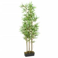 vidaXL Árbol de Bambú Artificial con Hojas Planta Falsa en Maceta Dimensiones 14 x 80 cm (368 hojas),  16 x 120 cm (552 hojas),  16 x 150 cm (828 hojas) y mas - details 7