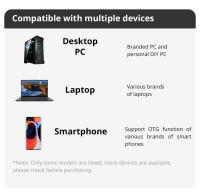 Bliksem Pendrive 3en1 64GB Tipo C Memoria Stick OTG 2.0 Para PC Y Móvil Caja Metálica USB Flash Drive Pen Drive OTG 64GB - details 10
