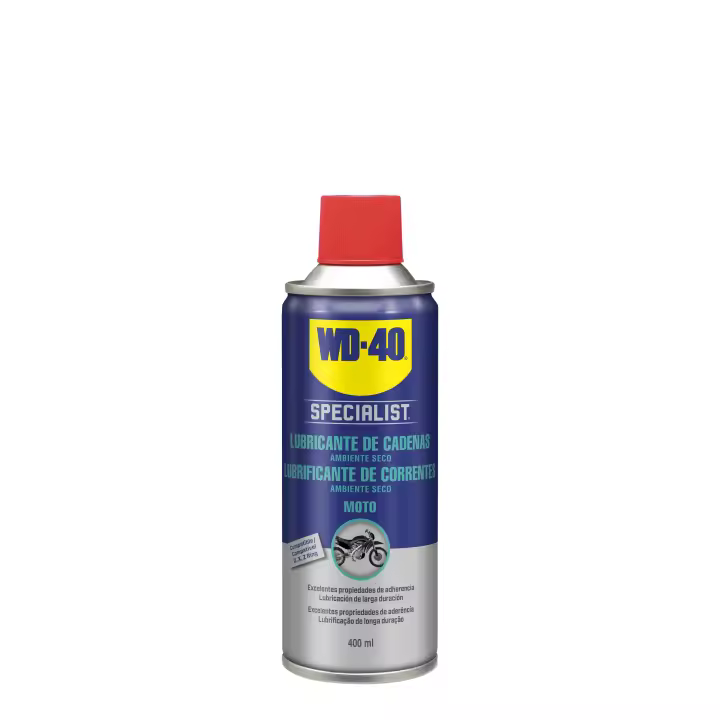 LUBRICANTE CADENAS 400ML WD-40 MARCA DE CONFIANZA - 1