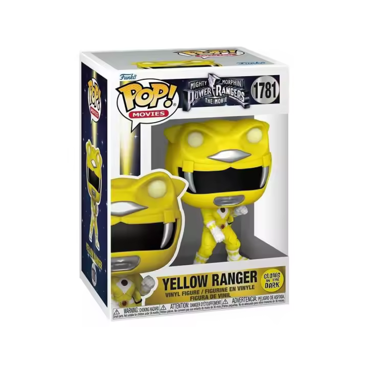 Funko Pop Movies Mighty Morphin Power Rangers The Movie Figura Ranger Amarillo - 1