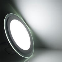 Lámpara De Pared LED Recubrimiento Redondo/Cuadrado 18W Luz De Panel LED Revestida Con Vidrio Templado AC110V 220V Caliente/Fría Blanco Envío Gratis - details 13