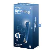 SATISFYER SPINNING G-SPOT 1 VIBRADOR Y ROTADOR COLOR AZUL DILDO JUGUETES SEXUALES - details 1