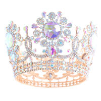 Tiaras Y Coronas De Lujo Para Novia Accesorios De Peluquería De Boda Para Mujeres Adornos De Cabello De Diadema De Concursos - details 5