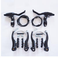 Set De Frenos V Para Bicicleta De Montaña Frontal Y Trasera Aleación De Aluminio Accesorios Para Ciclismo Negro - details 6