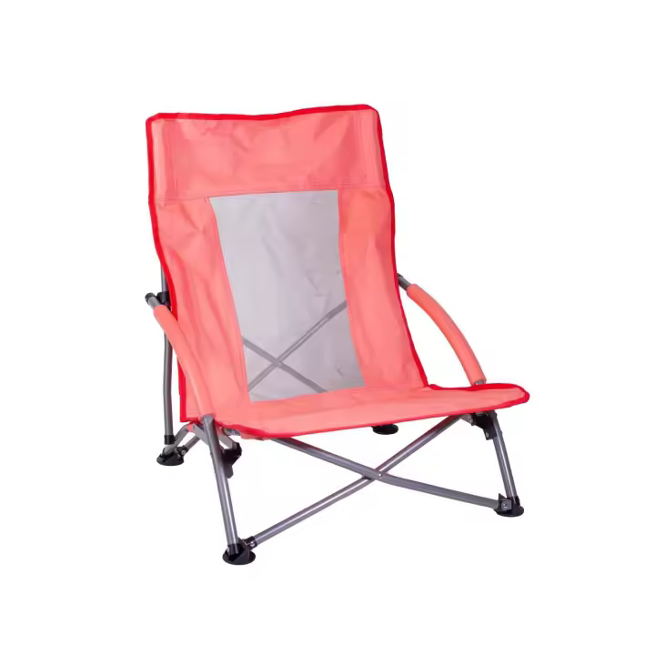 SILLA PLEGABLE CON FUNDA - CORAL - 1