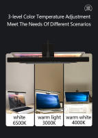 Lámpara De Escritorio LED Para Monitor De Computadora Luz De Lectura Colgante Para Dormitorio Y Estudio Dimmer Sin Fin - details 32