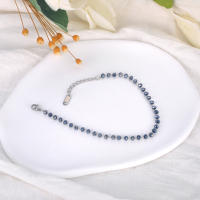 Pulsera De Moda Lokaer Con Cristal CZ Negro Para Mujeres Y Niñas Cadena De Acero Inoxidable Bohemia Joyería De Playa B21105 - details 12